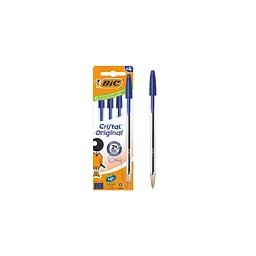 Ручка масляна Bic Cristal, синя, 4 шт (bc516332)