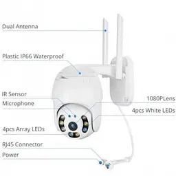 Камера відеоспостереження XPRO PTZ 4MP з підтримкою 4G та Wi-Fi A15 (41562-15966_2511) - мініатюра 4