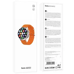 Смарт-годинник Hoco Y18 Smart sports watch (call version) Gold - мініатюра 4