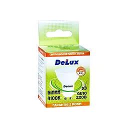 Лампочка Delux GU10A 5Вт 4100K (90011747) - мініатюра 3