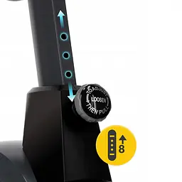 Велотренажер 4Fizjo Pro+ магнітний Black/Blue (P-5905973401630) - мініатюра 6
