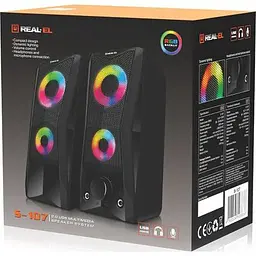 Акустична система REAL-EL S-107 USB Black (EL121100017) - мініатюра 9