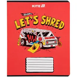 Зошит Kite Hot Wheels, 18 аркушів, клітинка (HW25-236) - мініатюра 10