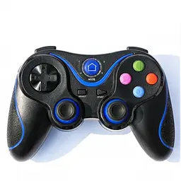 Бездротовий Bluetooth джойстик Gen Game V8 Чорний із синім - мініатюра 2