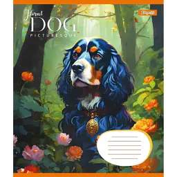 Зошит 1 вересня Floral dog А5 12 аркушів лінія (766943) - мініатюра 6