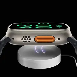 Розумний годинник IWO Ultra series 8 Silver/Gold + Orange Ocean (IW000US8SGOO) - мініатюра 7