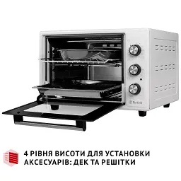 Електрична піч Perfelli MIRAGE 37 WHITE - мініатюра 11