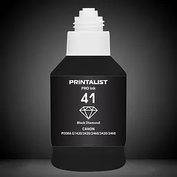 Чорнило PRINTALIST GI-41 для Canon Pixma G2420/3420 190г Black пігментне (PL41BP) - мініатюра 5