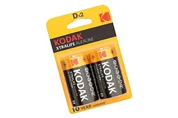 Батарейка Kodak XtraLife alkalin R-20 2 шт. блістер