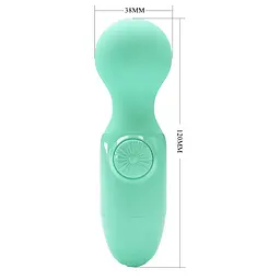 Вібромасажер Pretty Love Mini Stick Little Cute 12 см бірюзовий - мініатюра 6