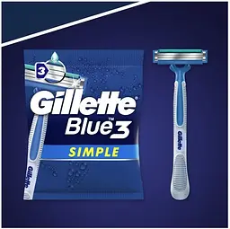 Станки для гоління Gillette Blue 3 Simple 8 шт. - мініатюра 7