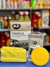 Поліроль панелі гелевий Gold Omega K2 700 мл з губкою і мікрофіброю