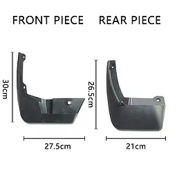 Бризковики для Renault Logan / Sandero 2013- Комплект 4 шт OEM: 7717274253, 7717274244 (BRNLG1421) - мініатюра 4