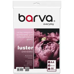 Фотопапір Barva A4, Everyday, half-glossy, 260 g/m2, 60c (IP-LE260-404)