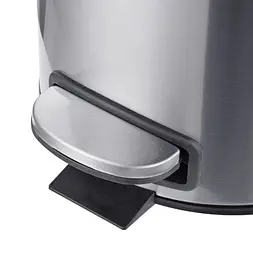 Відро для сміття Mixxus Ellipse-TC0212 SS Color з плавним закриттям, кругле, 12 л, нержавійка (MI8399) - мініатюра 5