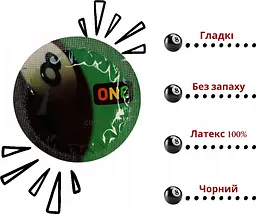 Презервативи One In The Comer Pock Sensations чорні 5 шт. в кейсі (ROZ6501052011) - мініатюра 3