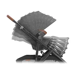 Універсальна коляска 2 в 1 Uppababy Vista V3 Greyson Charcoal Melange (0303-VIS-EUGRY) - мініатюра 5