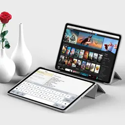 Чохол до планшета BeCover Tri Fold Soft TPU Silicone Apple iPad Air (4/5) 2020/2022 10.9" Gray (711132) - мініатюра 6