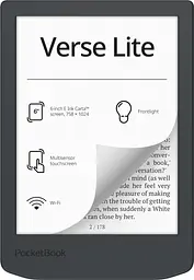 Електронна книжка PocketBook Verse Lite (PB619), Сірий