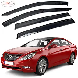 Дефлектори вікон вітровики HIC для Hyundai Sonata 2010-2015 Оригінал (HY32)