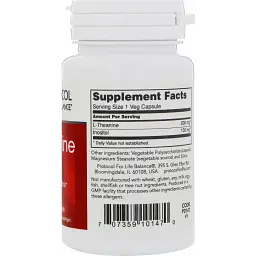 L-теанін Protocol for Life Balance L-Theanine 200 мг 60 капсул - мініатюра 2