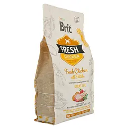 Сухий корм для дорослих собак всіх порід Brit Fresh Chicken&Potato Adult з куркою та картоплею 2.5 кг - мініатюра 3