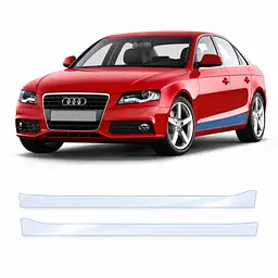Антигравійна захисна бронеплівка за лекалами для Audi A4 B8 2008-2015 - нижня зона кузова