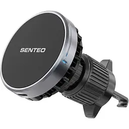 Автотримач із бездротовою зарядкою Senteo M4 Mag Pro Series With MagSafe Qi2 15W Space Gray [171635]
