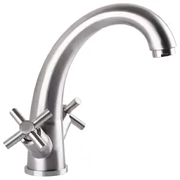 Змішувач для умивальника Globus Lux Dukat SD4-401 000024963 Нержавіюча сталь - мініатюра 3