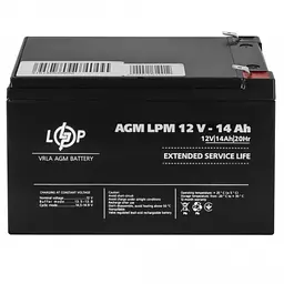 Акумулятор LogicPower AGM LPM 12V - 14 Ah - мініатюра 3