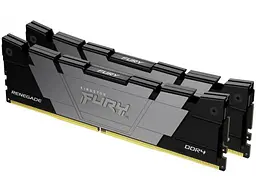 Модуль пам'яті Kingston FURY 16 GB (2x8GB) DDR4 3200 MHz Renegade Black (KF432C16RB2K2/16) - мініатюра 2