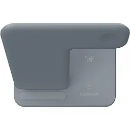 Зарядний пристрій Canyon WS-303 3 в 1 QI Dark Grey (CNS-WCS303DG) - мініатюра 3