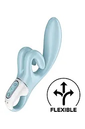 Вібратор-кролик Satisfyer Touch Me 20 см блакитний - мініатюра 10