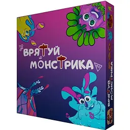 Настільна гра "Врятуй монстрика" Bombat 0045 ігрове поле, жетони