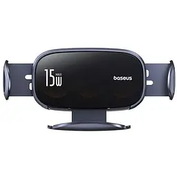 Автотримач з бездротовою зарядкою Baseus LightChaser Series Triple-Coil Wireless Charging C40355901111-00 - мініатюра 2