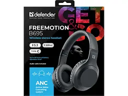 Навушники Defender FreeMotion B695 Black (63695) - мініатюра 9