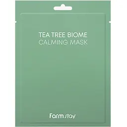 Набір масок для обличчя FarmStay Tea Tree Biome Calming Mask 10 шт.