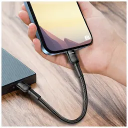 Дата кабель USB-C to Lightning 0.3m 3А black ColorWay (CW-CBPDCL054-BK) - мініатюра 9