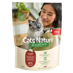 Сухий корм для котів із чутливим травленням Mera Cats Nature Sensitive Insekt (Insekt) з комахами 2 кг