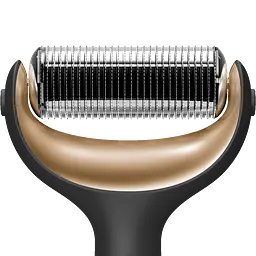 Насадка з мікроголками GESKE MicroNeedle Head до електронного ролика для обличчя та тіла хром - мініатюра 2