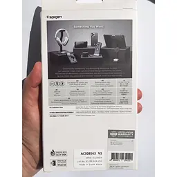 Протиударний чохол із підставкою для Samsung Galaxy S24 FE (S721) Spigen Slim Armor Metal Slate ACS08563 - мініатюра 4