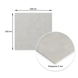 Декоративна ПВХ плита 600х600х3мм (S) SW-00002839 - мініатюра 3