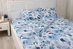 Комплект постільної білизни Руно півтораспальний "Blue Flowers" бязь 1.114_Blue Flowers - мініатюра 7