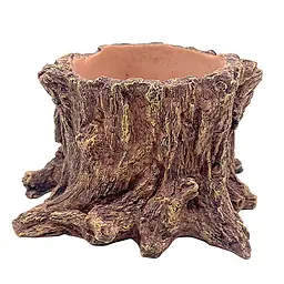 Декорація Hobby Wildwood Stump 15x14,5x9 см - декоративний пень, поїлка, горщик для тераріуму (40849) - мініатюра 5