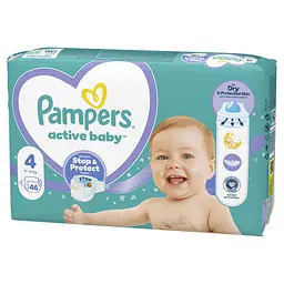 Підгузки Pampers Active Baby Розмір 4 (9-14 кг) 46 шт. - мініатюра 2