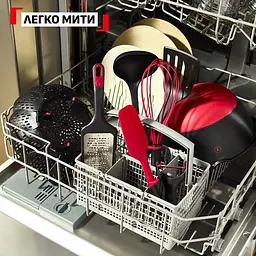 Ложка Tefal Ingenio+ пластик червоно-чорний (K1980334) - мініатюра 10