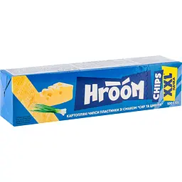 Картопляні чипси пластинки Hroom! Сир та цибуля 100 г - мініатюра 2