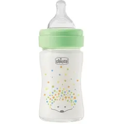 Пляшечка для годування Chicco Perfect Easy силіконова, від 0+ міс. повільний потік 150 мл, (20251.30)