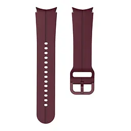 Ремінець для Samsung Galaxy Watch 4 40mm - темно-червоний ширина кріплення 20мм силікон розмір L Watchbands Five Classic (W10-7WB49549134) - мініатюра 3