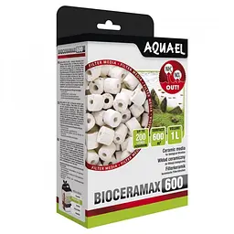 Наповнювач для фільтра Aquael BioCeraMax 600 керамічні кільця 1 л - мініатюра 2